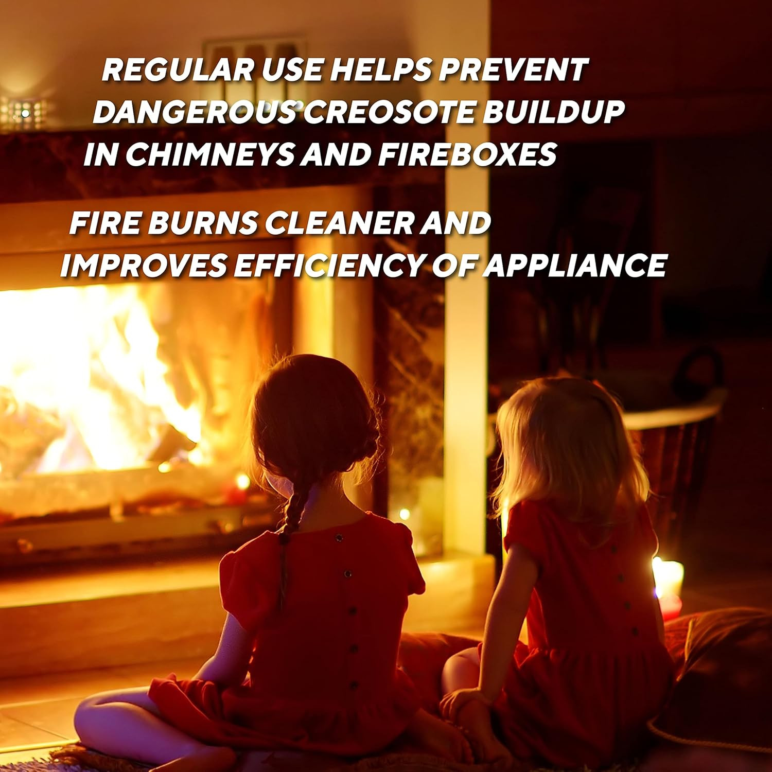 Rutland Creosote Remover, Fireplace, Wood Stove & Chimney Cleaner, 2 Lb Tub