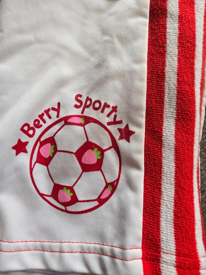 Size 6 girls strawberry shortcake set track pants and top - Image 2 of 4