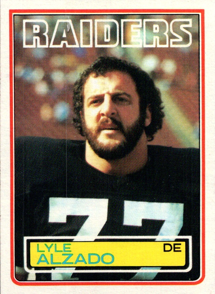 1983 Topps Lyle Alzado Los Angeles Raiders #295