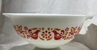 Pyrex Friendship #443 2.5 Quart Red Birds Cinderella Handle Mixing Bowl