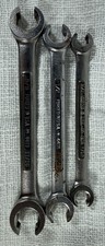 Vintage Usa Craftsman Flare Nut Line Wrench Set 3 Piece 38 Thru 1116r