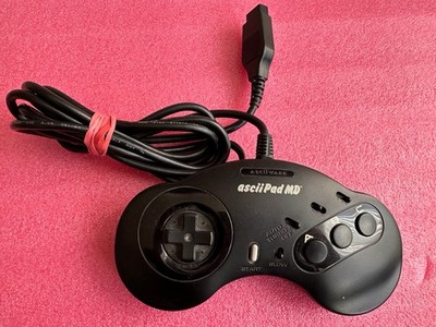MEGA DRIVE ASCII PAD MD ASCIIWARE TURBO CONTROLLER SEGA ... funktioniert # 01 26
