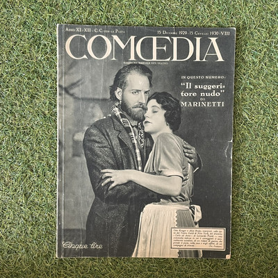 KOMÖDIE - MARINETTI - MUNARI - THEATER - Rom Istituto Giovanni Treccani 1929