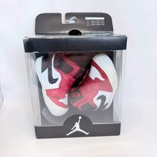 Nike Air Jordan 1 Crib Bootie Gym Red White Black AT3745-601 Size 1C New