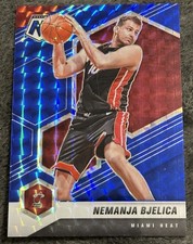 2020-21 Panini Mosaic Blue Mosaic Prizm /99 Nemanja Bjelica #3 Miami Heat