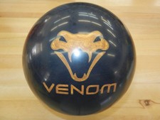 NIB 14 Motiv Black Venom Bowling Ball - 14.2/2.3" Pin/2.40 oz TW