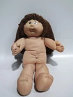 Vintage Cabbage Patch Kids Doll Soft Body Hazel Eyes Brown Hair Signed & Tagged