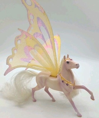 2005 BREYER WIND DANCERS Gale #750705 Yellow Purple Large Wings RETIRED 