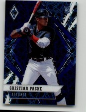 2021 Panini Chronicles Cristian Pache Phoenix Blue Velocity #23 Atlanta Braves