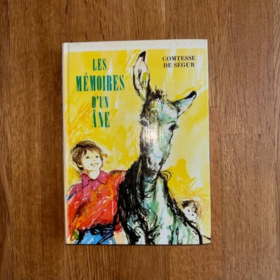 ღ Les mémoires d'un âne comtesse de Ségur Bibliothèque Rose Vintage Französisch