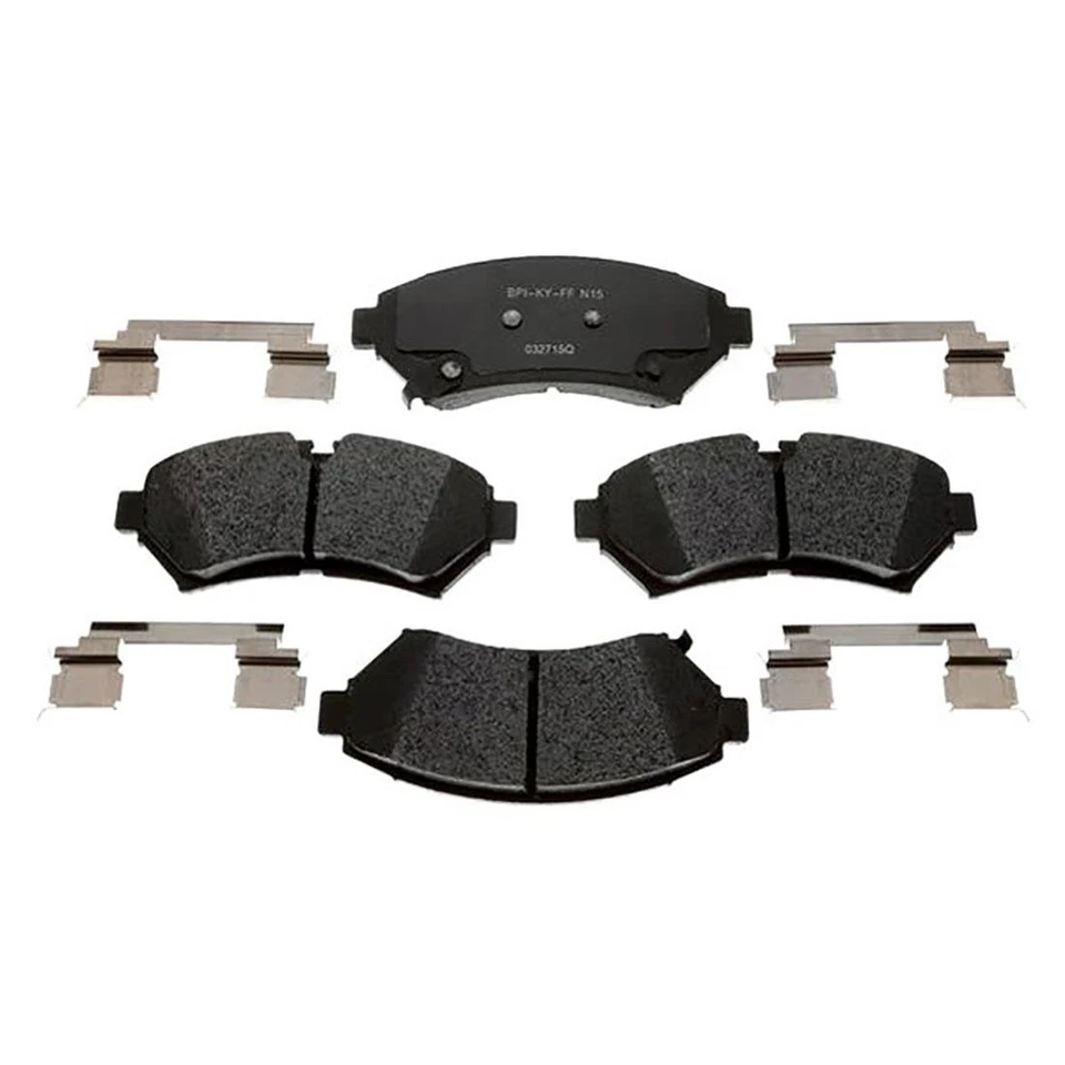 Rotores de freno delanteros traseros y pastillas de freno metálicas para Cadillac Seville 1998-2002 Foto 2 de 4