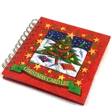 Mary Engelbreit Christmas Tree Card Address Book Spiral 2001