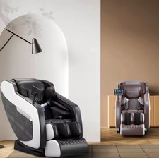 4D Zero-Gravity Massage Chair  Auto Heating Shiatsu Bluetooth Music