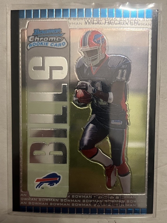 2005 Bowman Chrome Roscoe Parrish #135 Rookie Buffalo Bills Football Card