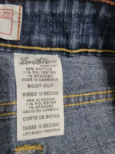 Jeans Levis donna 10 vita bassa taglio stivali (32x30) Y2K vintage - Foto 5 di 10