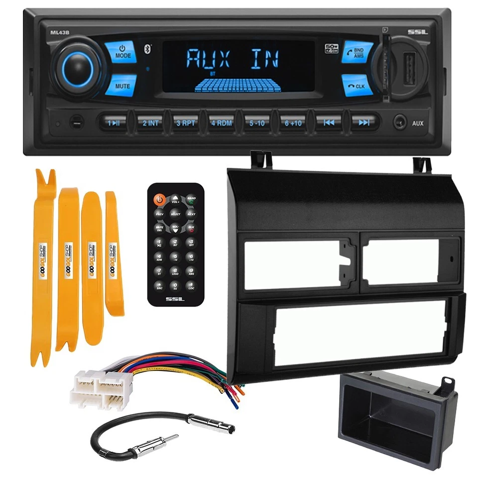 SSL | SOUND STORM LABORATORIES (BOSS) SSL Car Stereo Bluetooth/MP3/USB AM/FM Install kit For 1988-1994 GM C/K 1500 BK