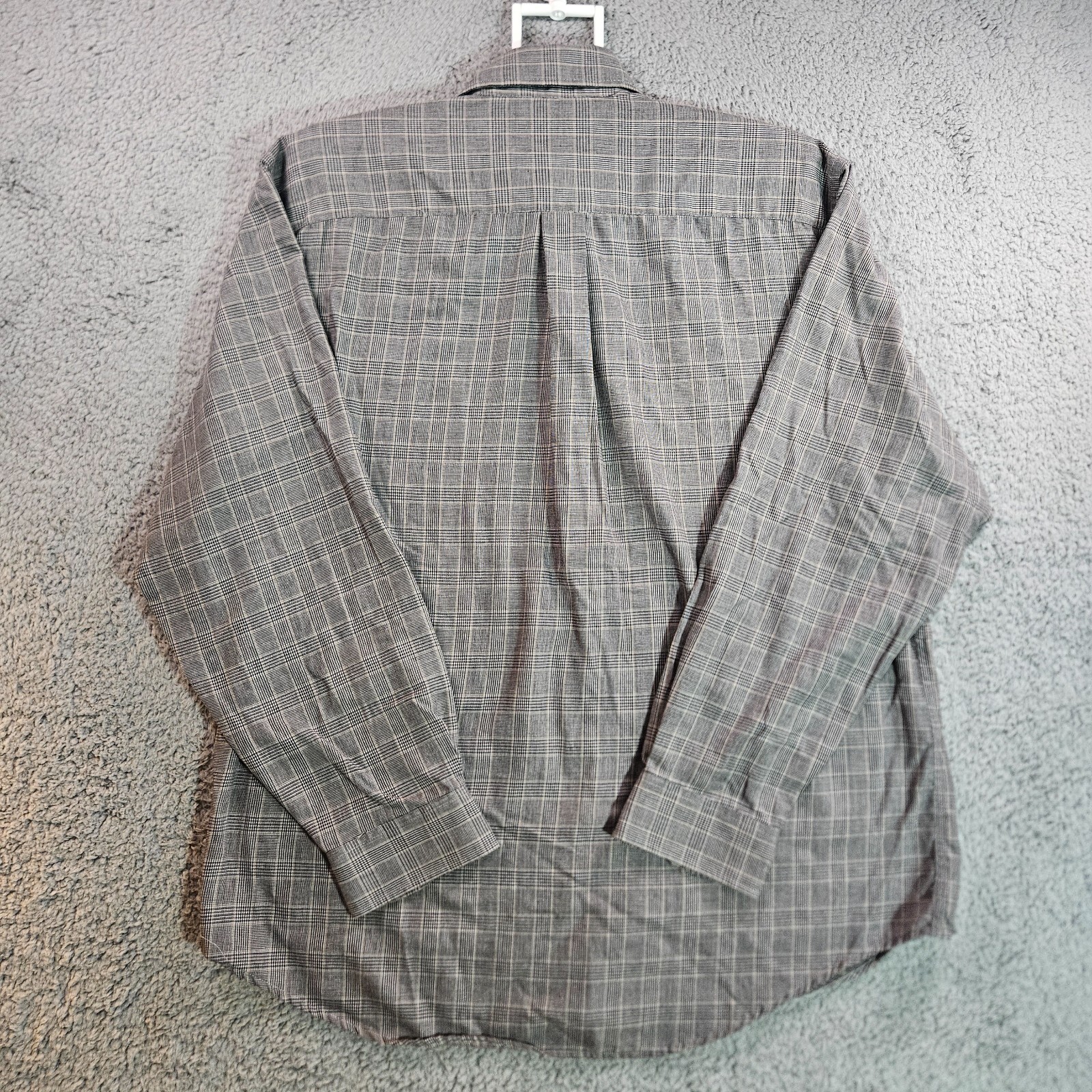 Lot of 2 -16 16.5 Van Heusen Dress Shirt Button Up Long Sleeve - Striped & Plaid thumbnail 15