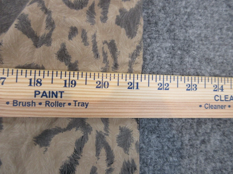 Camisa Tommy Jeans DE COLECCIÓN Para Hombres Adultos Grande Marrón Guepardo Abotonada Preppy Informal Foto 4 de 4