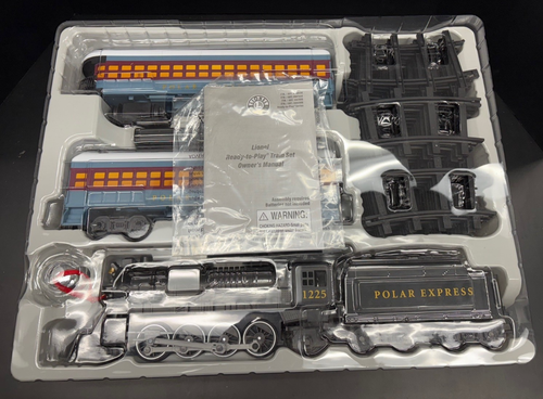 LIONEL The POLAR EXPRESS 38 piezas. Juego de tren con campana de Santa #712074-200 NUEVO - Imagen 5 de 6