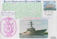 GB FDC MARINE SIGNIERT FARBFOTO SERIE 5 EINSÄTZE MARINE TAGE FLOTTE BEWERTUNGEN