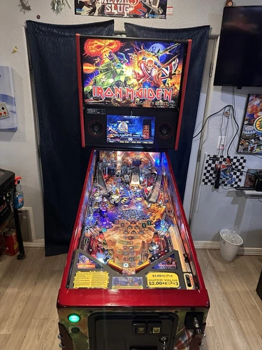 Pinball machine Stern, Iron Maiden legacy of The Beast Limited edition, Rare!
