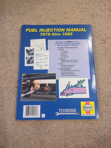 Haynes Techbook Manual 482 Fuel Injection 1978-1985 Bosch Chrysler Ford GM NEW - Picture 2 of 3