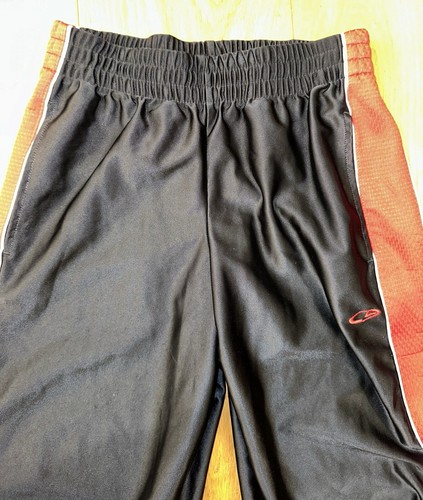 Champion Boys Track Pants Size M (8-10) Black Red Active EUC - Picture 4 of 9