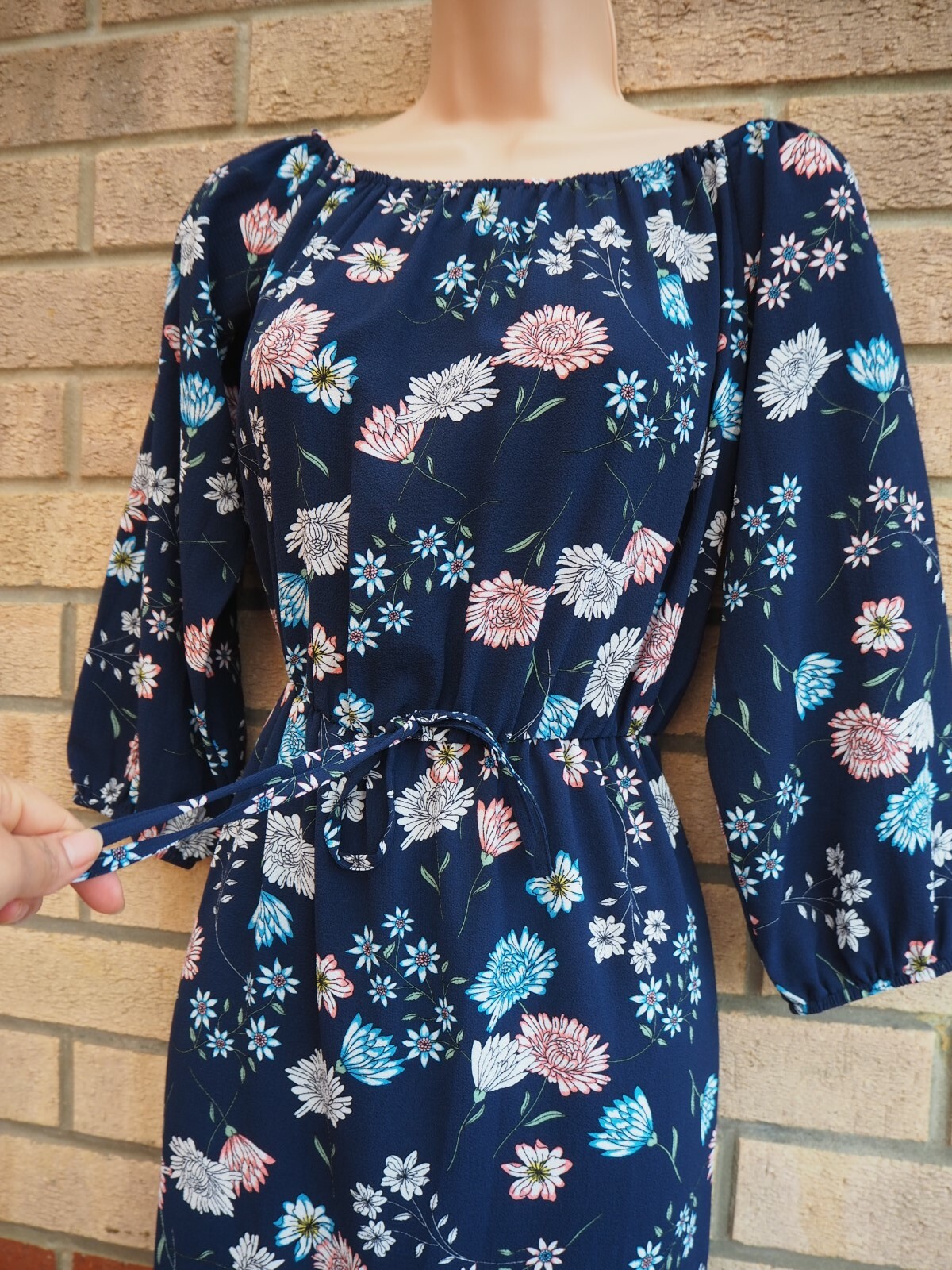 peacocks bardot dress