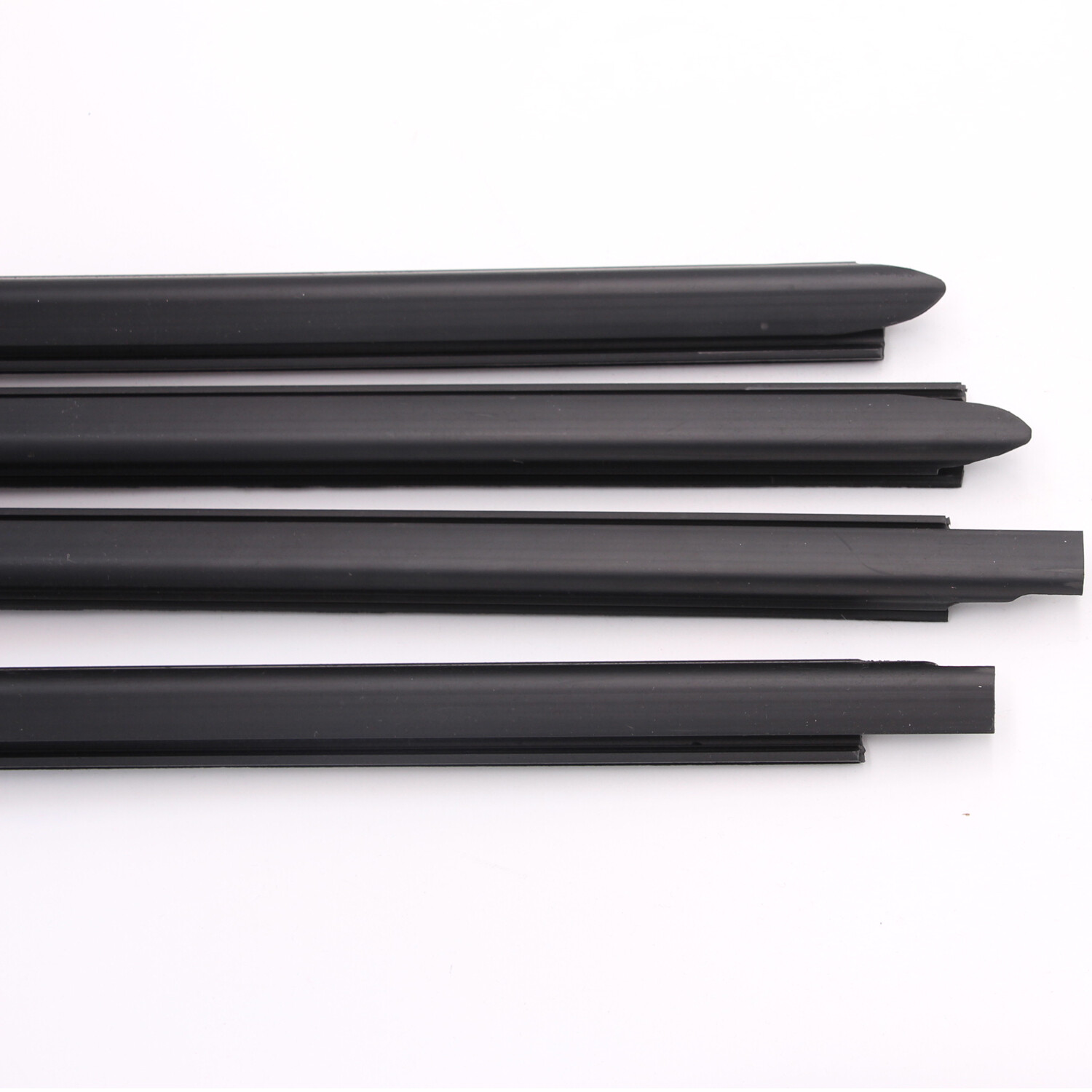 4Pcs Left Right Front Rear Door Outer Belt Weatherstrip Fit for Dodge Ram 1500