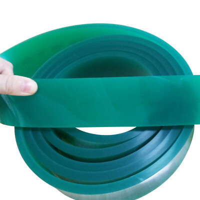 80 DURO 6FT 72'' Silk Screen Printing Squeegee Blade Polyurethane Rubber Green