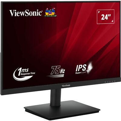 ViewSonic VA240-H-2, LED-Monitor, 60,5 cm (23,8 Zoll), schwarz (matt)