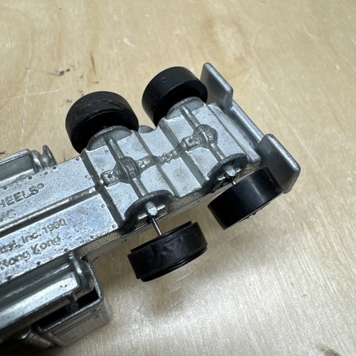 VINTAGE HOT WHEELS STEERING RIGS GMC EAGLE TRUCKING SILVER TRUCK - Picture 9 of 20