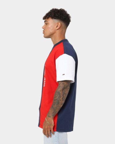 NWT Mens Tommy Jeans Tommy Hilfiger Short Sleeve Tee XS S M L - Picture 3 of 13