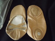 NEW Aenlley CHILDS BALLET SHOES pink leather DANCE slippers many sizes GIRLS