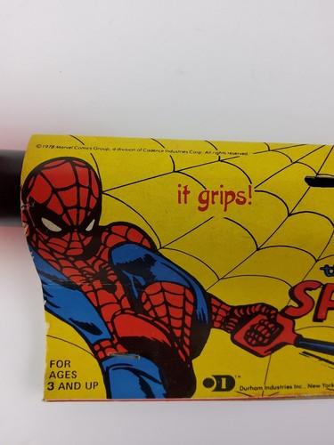 Vintage 1978 Amazing Spider-Man Gripper Hand Toy Marvel Durham NOS RARE NEW 🔥 - Picture 18 of 21