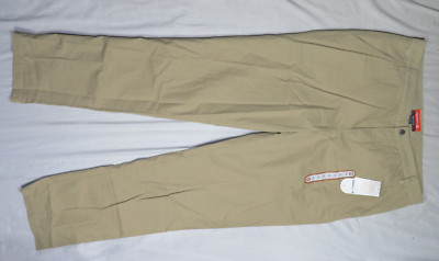 MERRELL MENS COLLINS PANT 36L WHEAT KHAKI PERFORMIX PACKABLE CANVAS 36X35 NWT