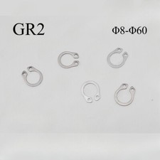 Titanium GR2 External Retaining Ring For Shaft Ф8mm - Ф60mm