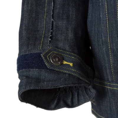 【激レア】LEVI'S 686 RECCO デニム スノーボードジャケット XL 686 Levi's Trucker 3-Ply TRUCKER Jean Denim Ski Snowboard Women