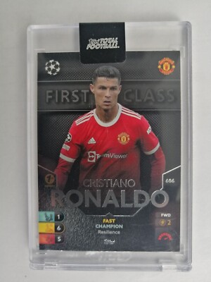 Topps Total Football First Edition 1st - Christiano Ronaldo CR7 First Class