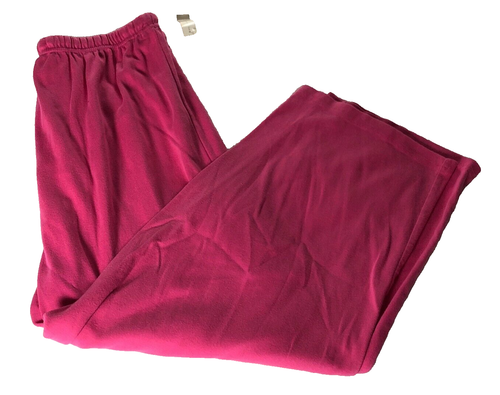 Sexy Sensual Cacique Womens Capri Pants Size 14/16 Pink High-Rise Wide Leg NWT - Picture 2 of 9