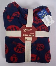 Arizona Boys 2 Pc Pajamas Set Football Print Blue  Red NWT Warm  Cozy