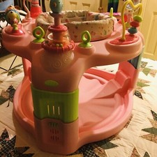 Bright Starts Bounce-A-Round Activity Saucer Toy for Children - Sweet Safari