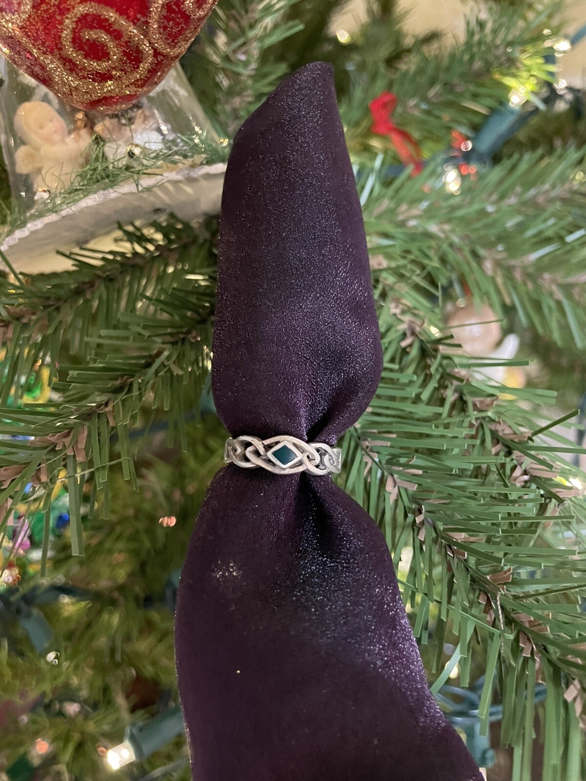 Vintage Sterling  Ring Signed ($) solid 925 silver - image 1