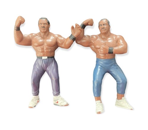 Vintage WCW Galoob Doom Butch Reed & Ron Simmo...