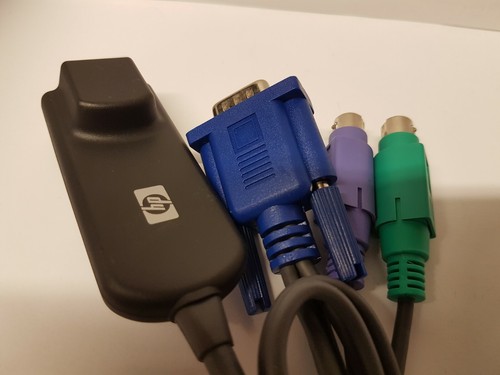 HP PS2 RJ-45 KVM Interface Adapter Cable 286597-001 520-290 - Picture 2 of 7