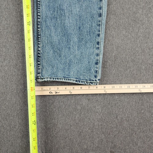 Bull Head Denim Co. Baggy Men's Size 38x32 Blue Light Wash Stretch Vintage - Picture 10 of 10
