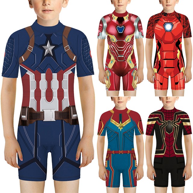 captain america swimming costume