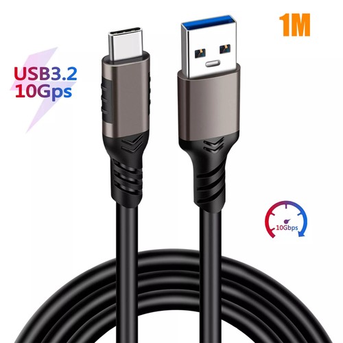 USB3.2 Gen2 Type A to USB C 10Gbps Cable Type C Data Cable 60W PD Fast Charging - Picture 11 of 13