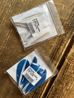 Quicks Bogenschießen Befiederung Material Federn nagelneu 2,5 Zoll 