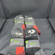 Boot Socks 8 PAIRS Work Hike Hunt Mossy Oak Size 6-12 NWT Various Colors